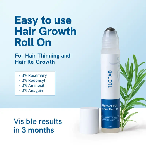 【Last Day Promotion 60% OFF🌟】Hair Growth Roll-On Serum – See hair growth in 4 weeks