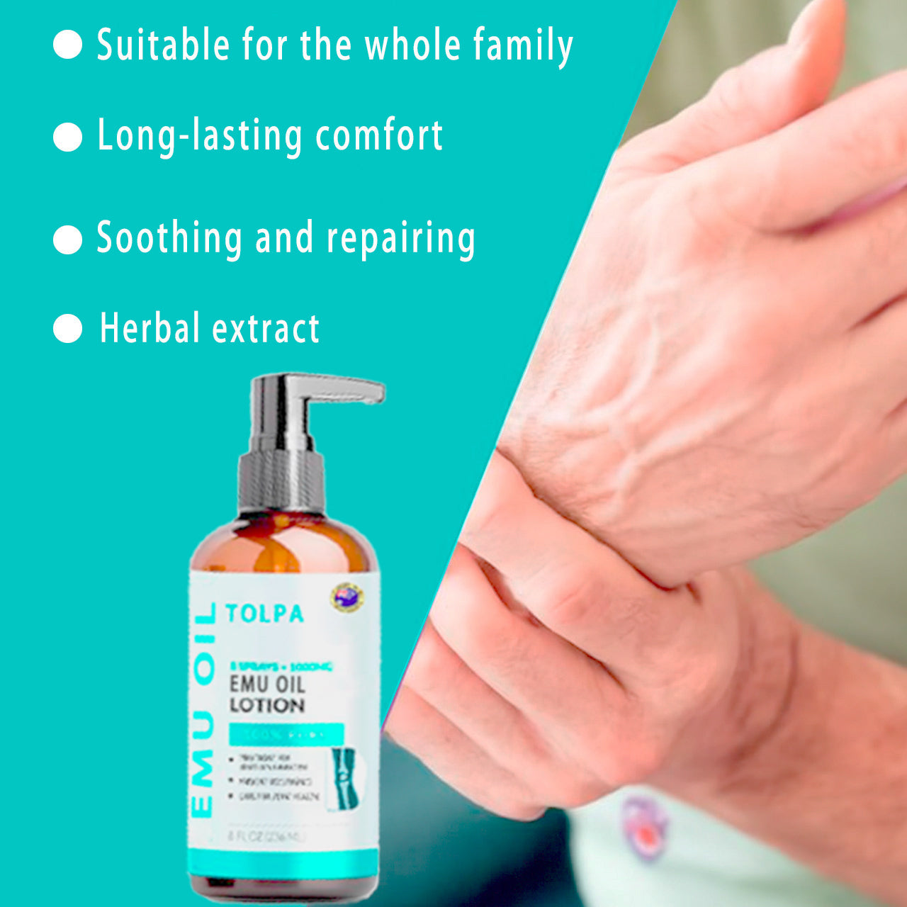 🔥Hot Sale 60% OFF🔥TLOPA® Powerful Emu Oil + Magnesium Relief👨‍⚕️
