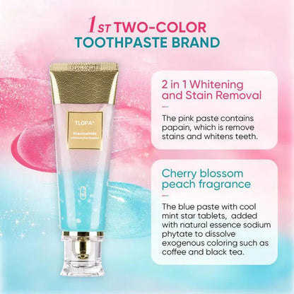🏆 TLOPA® Nicotinamide Toothpaste【💎New upgrade Powerful type 10% concentration of Nicotinamide】