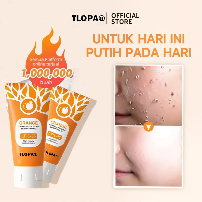 🔥Orange Enzyme Exfoliating Gel — The Gentle Miracle Your Skin Has Been Crying Out For
