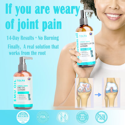 🔥Hot Sale 60% OFF🔥TLOPA® Powerful Emu Oil + Magnesium Relief👨‍⚕️