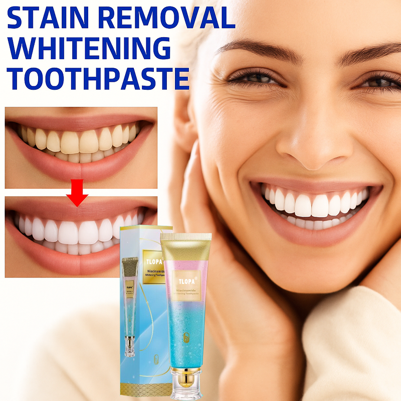 🏆 TLOPA® Nicotinamide Toothpaste【💎New upgrade Powerful type 10% concentration of Nicotinamide】