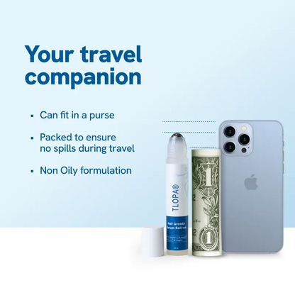 【Last Day Promotion 60% OFF🌟】Hair Growth Roll-On Serum – See hair growth in 4 weeks