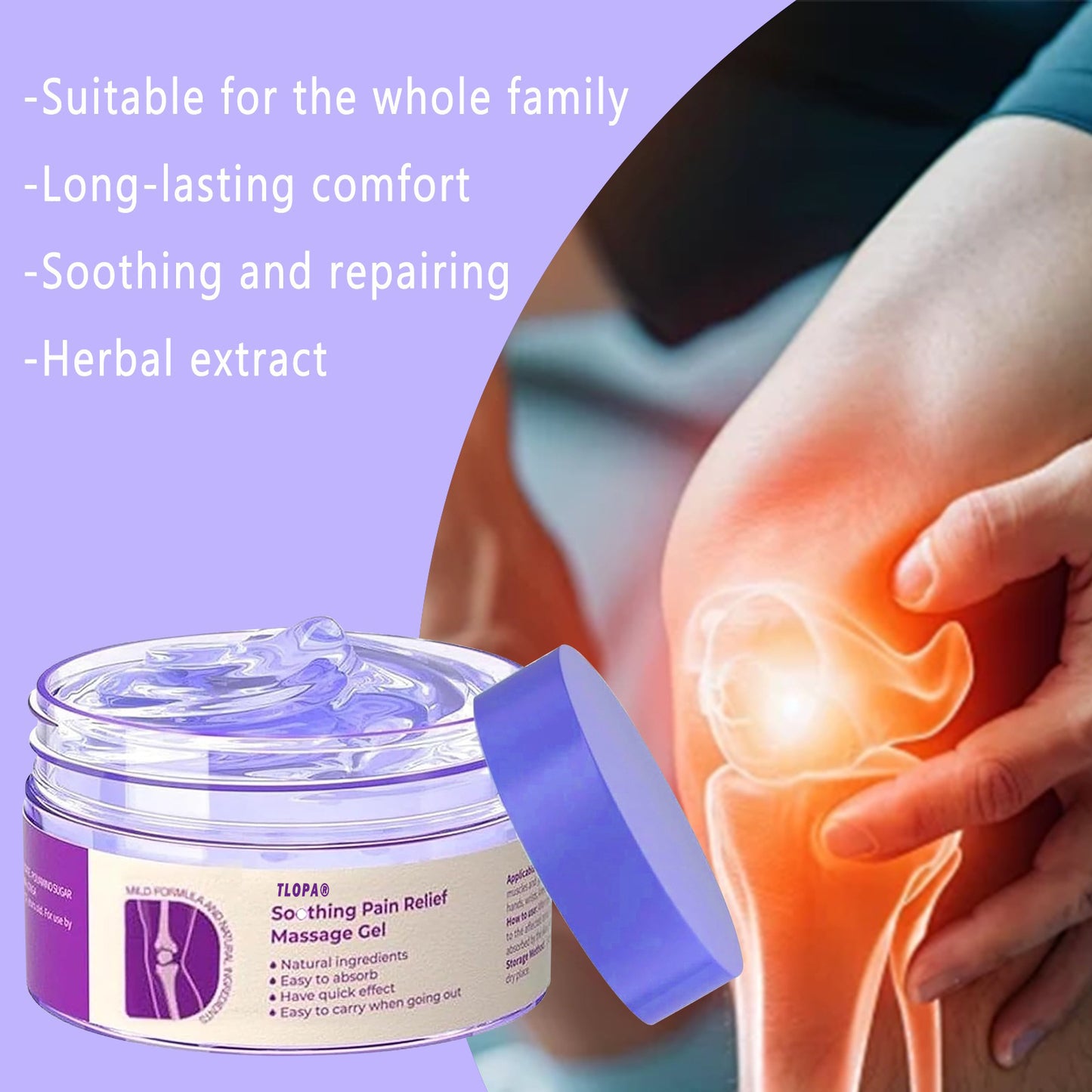 ✅Official Store: TLOPA® Turmeric and Emu Oil Arthritis Pain Relief Massage Gel👨‍⚕️