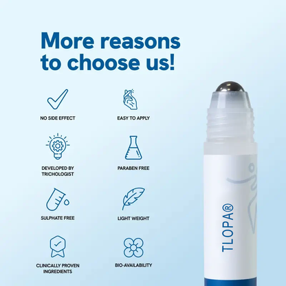 【Last Day Promotion 60% OFF🌟】Hair Growth Roll-On Serum – See hair growth in 4 weeks